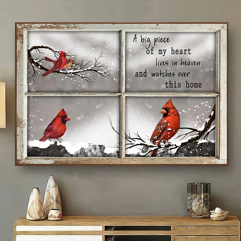 A Pig Piece Of My Heart Live In Heaven And Watches Over This Home Canvas 1
