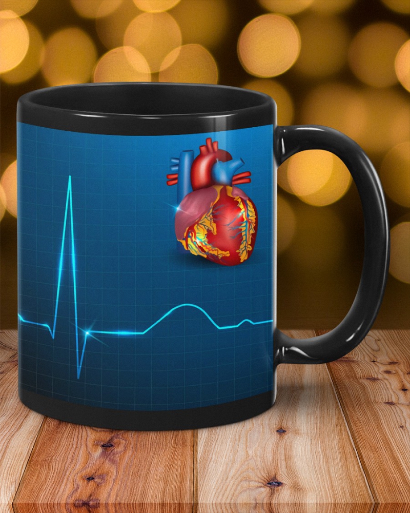 Ardiologist Art Rhythme Heart mug 1