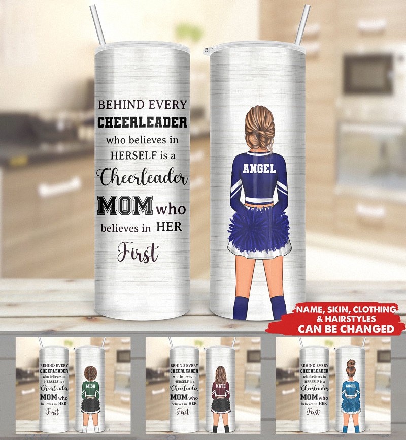 Behind Every Cheerleader Who Believes In Herself Is A Cheerleader Mom 2 starwarsshirt News