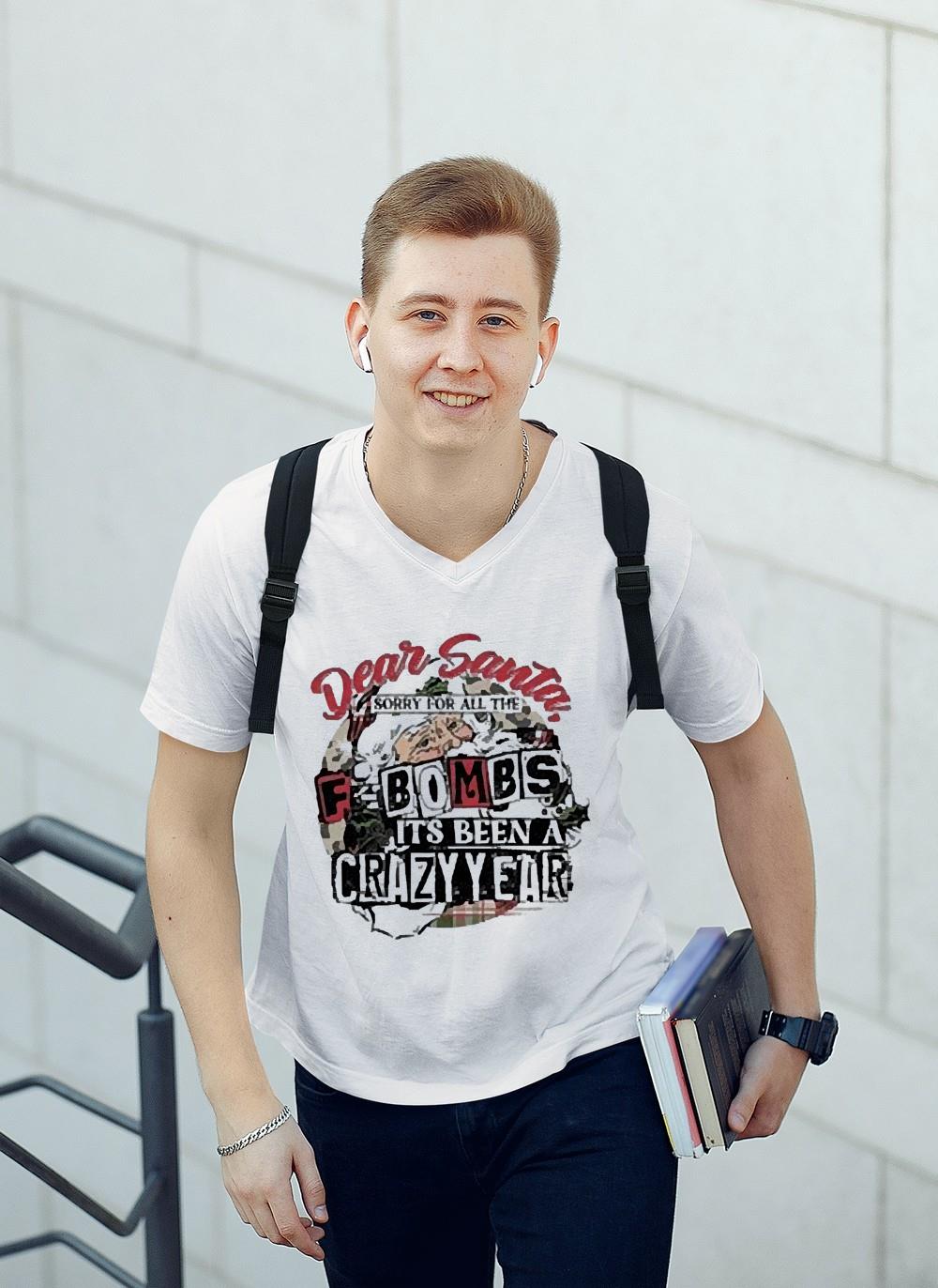 ChristmDear Santa Sorry For All The Fbombs It’s Been A Crazy Year Christmas 2022 Shirtas Santa’s Favorite Dental Assistant Shirt