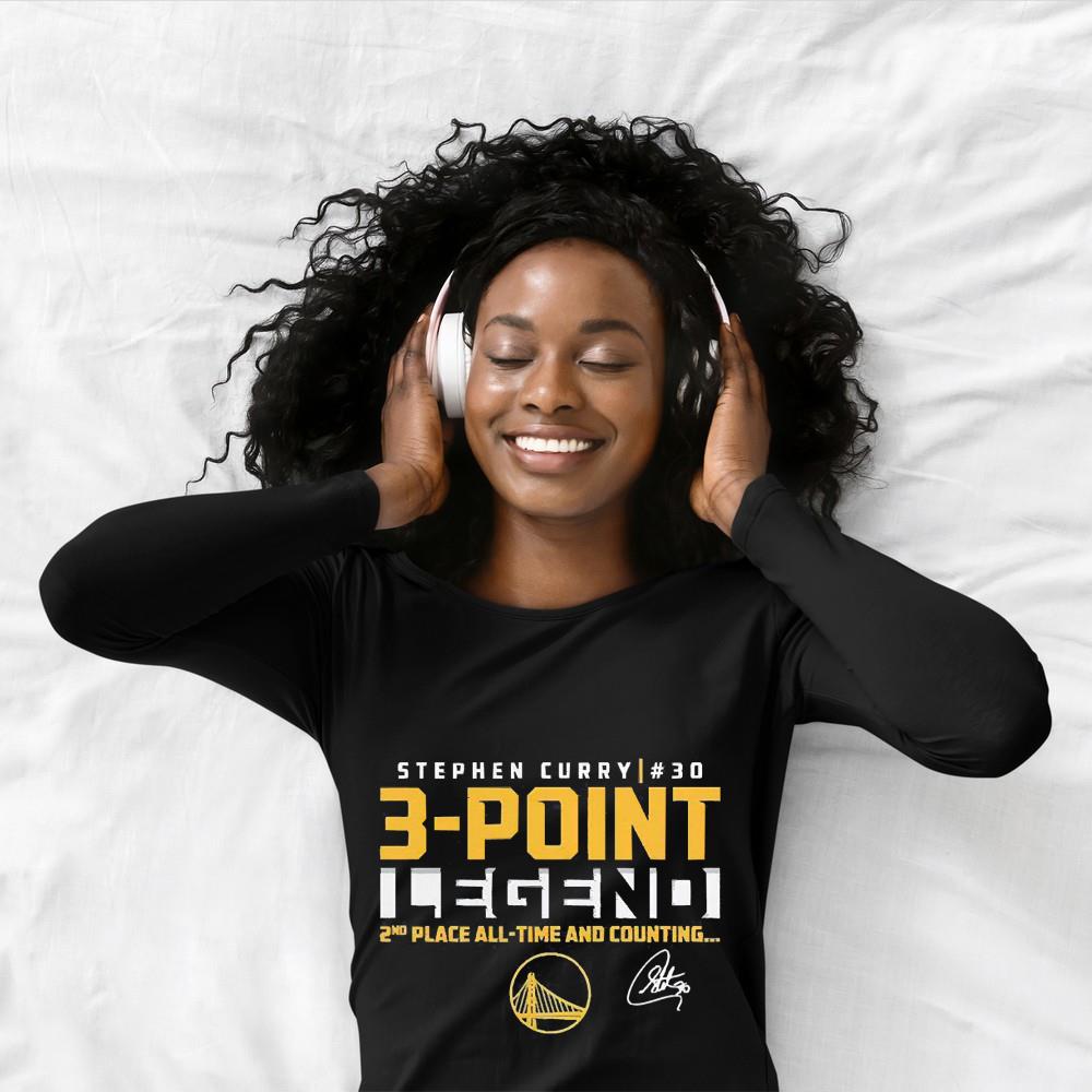 Golden State Warriors Stephen Curry 3 point Legend 2nd place all time and counting signature shirt 1 Marvelcomicsteeshirt News