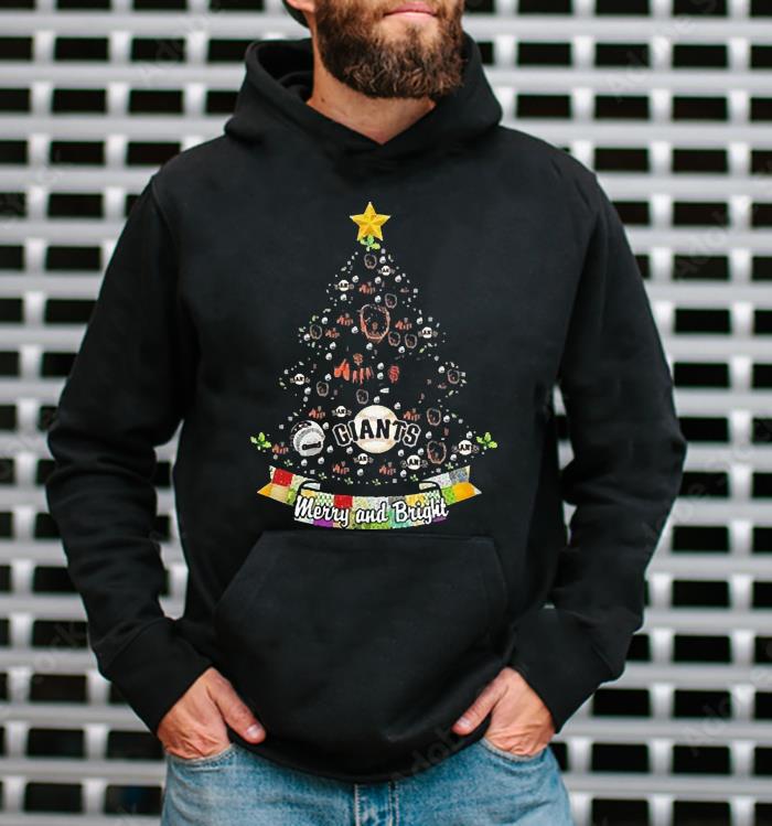 Merry And Bright San Francisco Giants MLB Christmas Tree 2022 Shirt Merry And Bright San Francisco Giants MLB Christmas Tree 2022 Shirt
