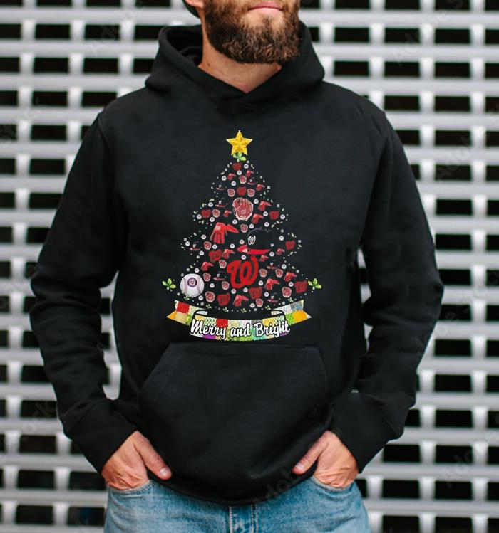 Merry And Bright Washington Nationals MLB Christmas Tree 2022 Shirt Merry And Bright Washington Nationals MLB Christmas Tree 2022 Shirt 1