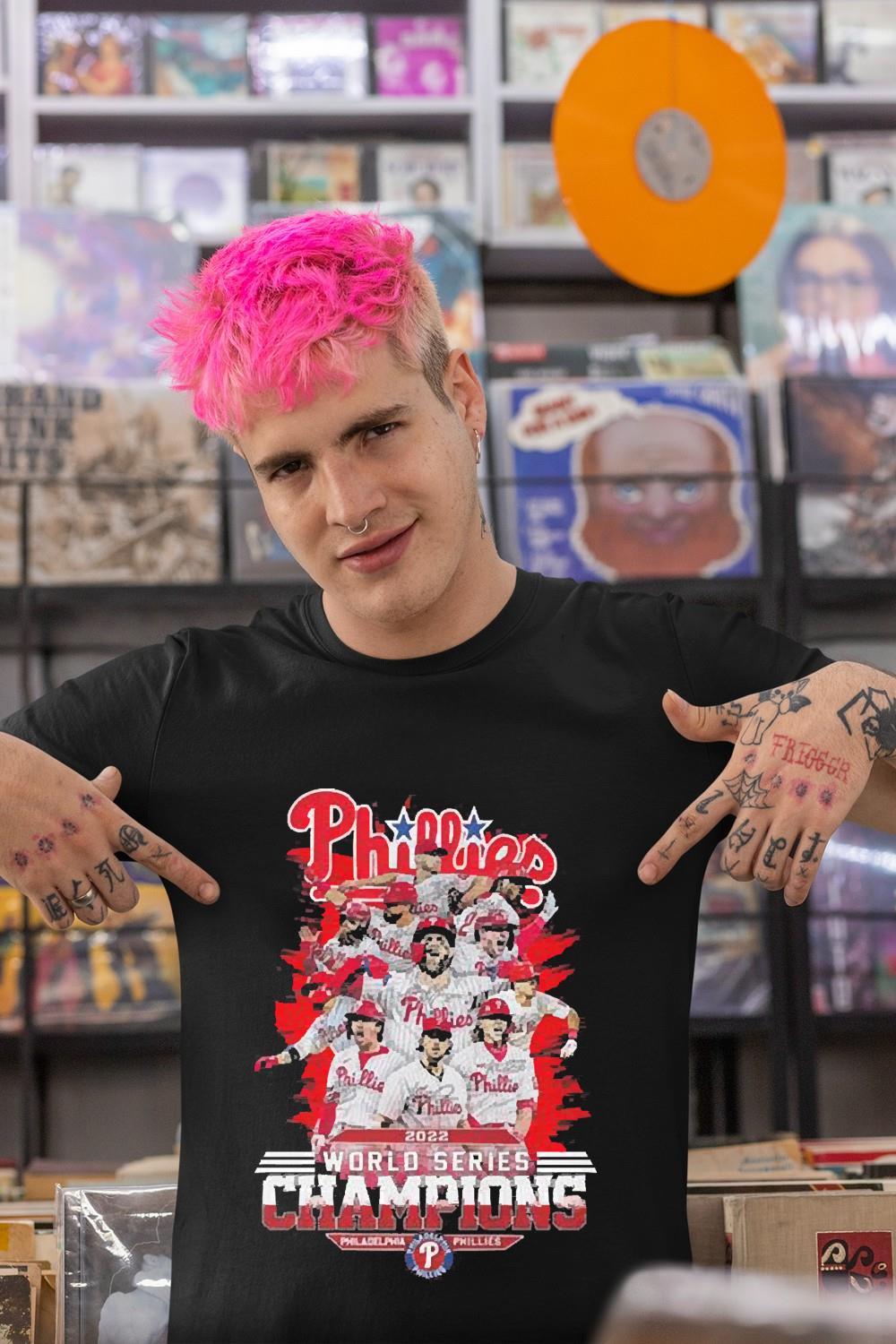MLB The Philadelphia Phillies 2022 World Series Champions Signatures shirt MLB The Philadelphia Phillies 2022 World Series Champions Signatures shirt