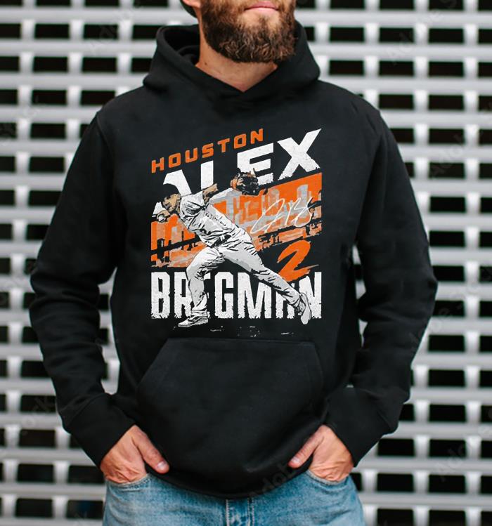 The World Series Alex Bregman City Name Houston Astros Signature 2022 Shirt