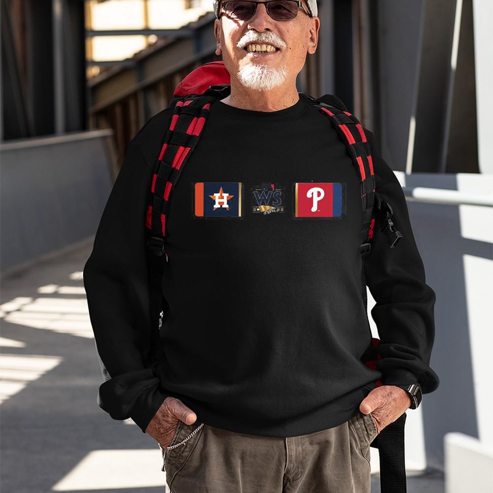 Houston Astros Vs. Philadelphia Phillies Mlb Wincraft 2022 World Series Matchup Shirt Houston Astros Vs. Philadelphia Phillies Mlb Wincraft 2022 World Series Matchup Shirt