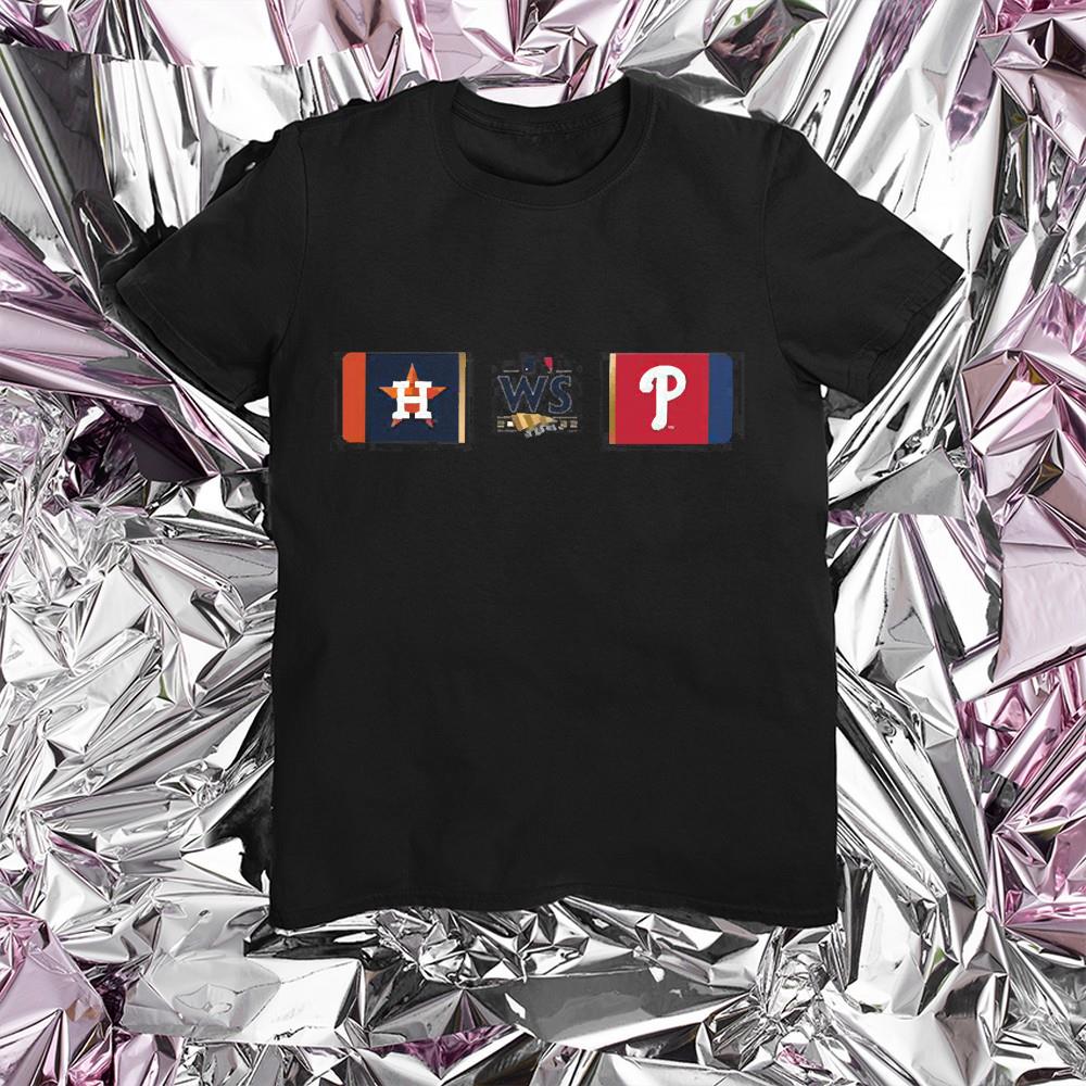 Houston Astros Vs. Philadelphia Phillies Mlb Wincraft 2022 World Series Matchup Shirt Houston Astros Vs. Philadelphia Phillies Mlb Wincraft 2022 World Series Matchup Shirt