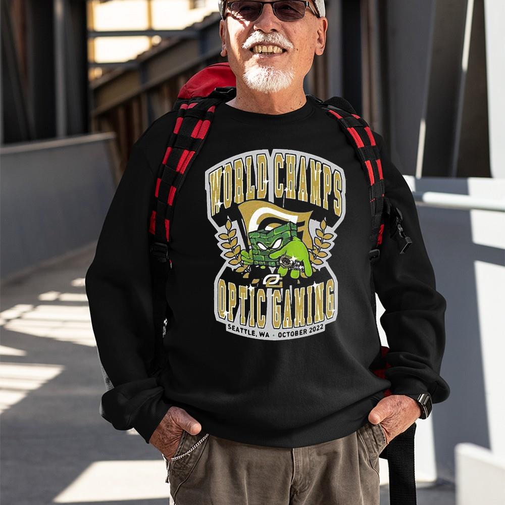 World Champs Optic Gaming Seattle Wa October 2022 Shirt 1 World Champs Optic Gaming Seattle Wa October 2022 Shirt 2