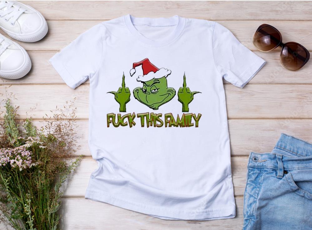 Fuck This Family Santa Grinch Stole Christmas Shirt