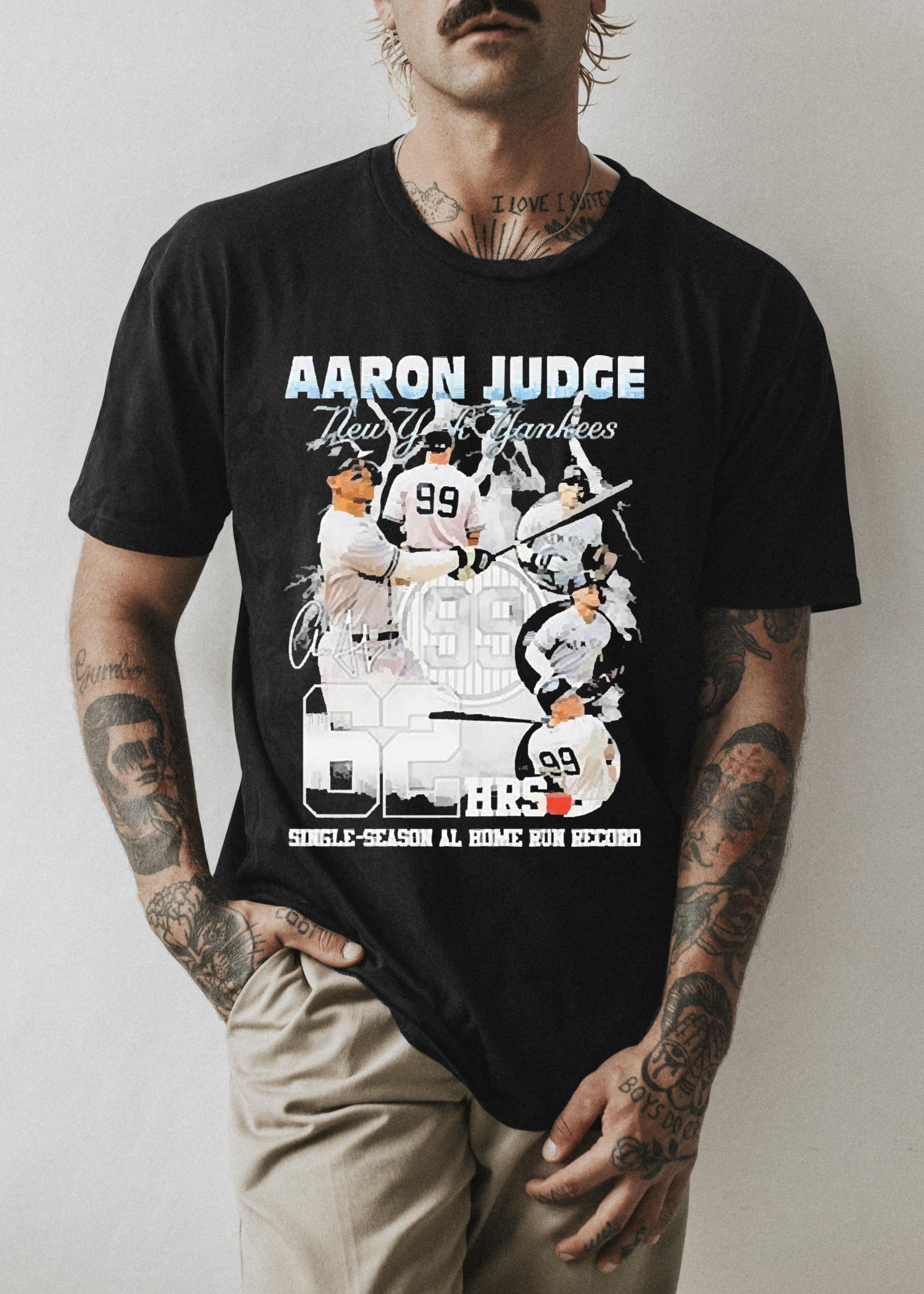62 Hrs Aaron Judge New York Yankees Single Season Al Home Run Record