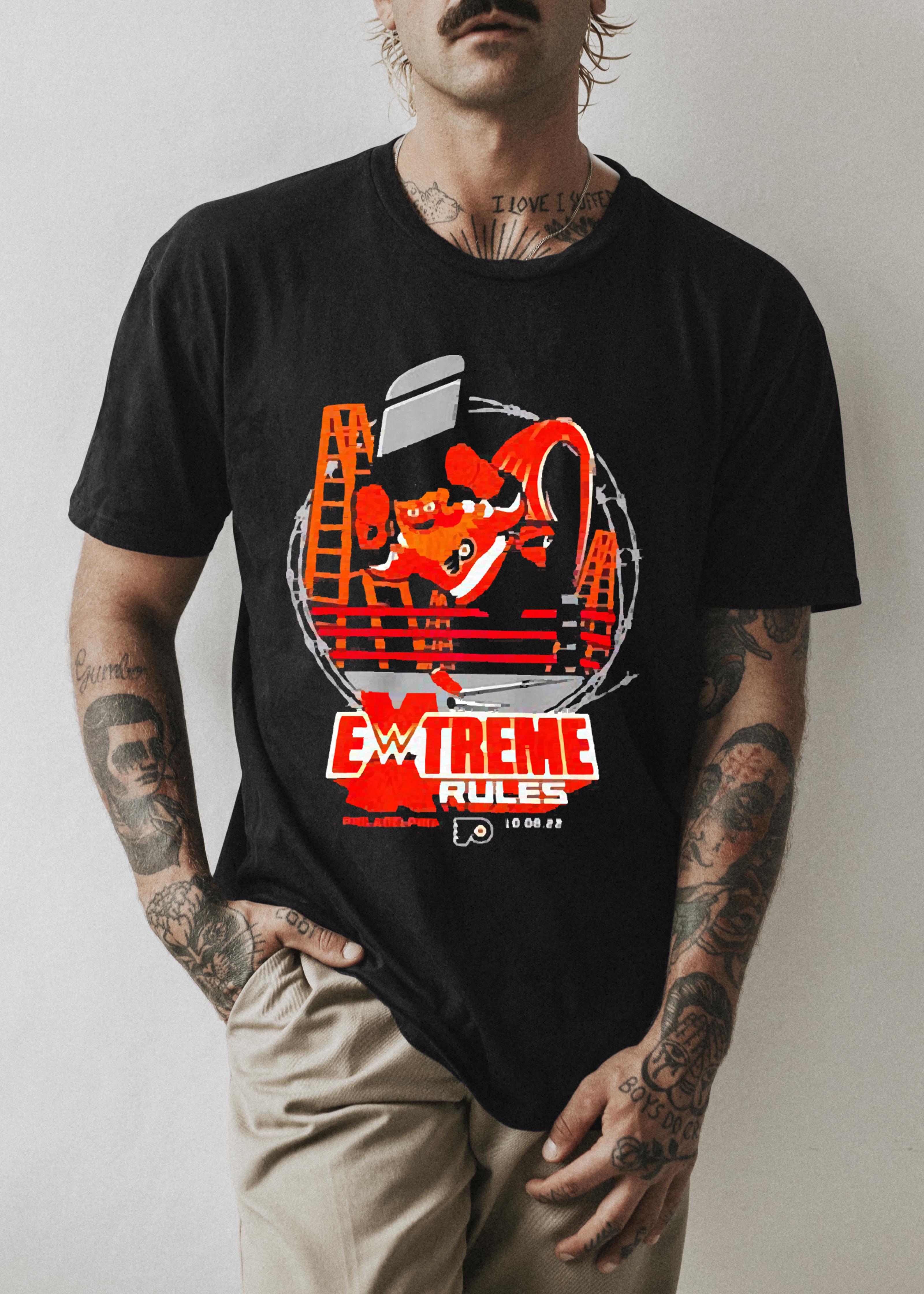 Black Extreme Rules Philadelphia Shirt