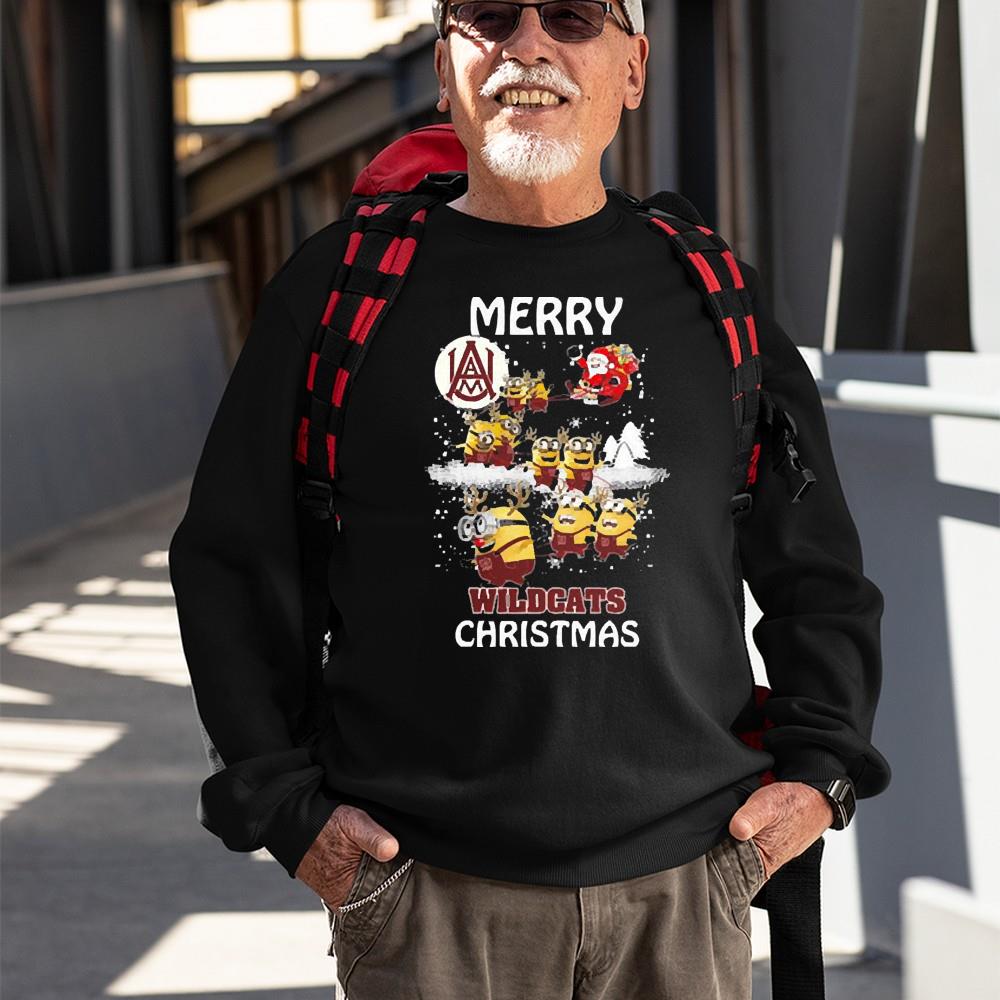 Minions Alabama AM Bulldogs Merry Christmas 2022 Shirt