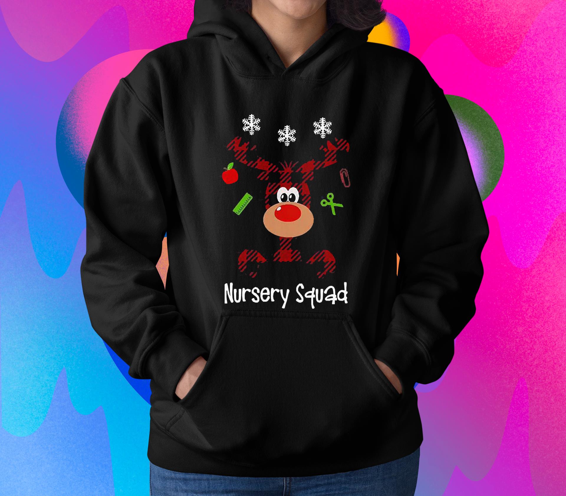 Reindeer Nursery Squad Merry Christmas 2022 shirt