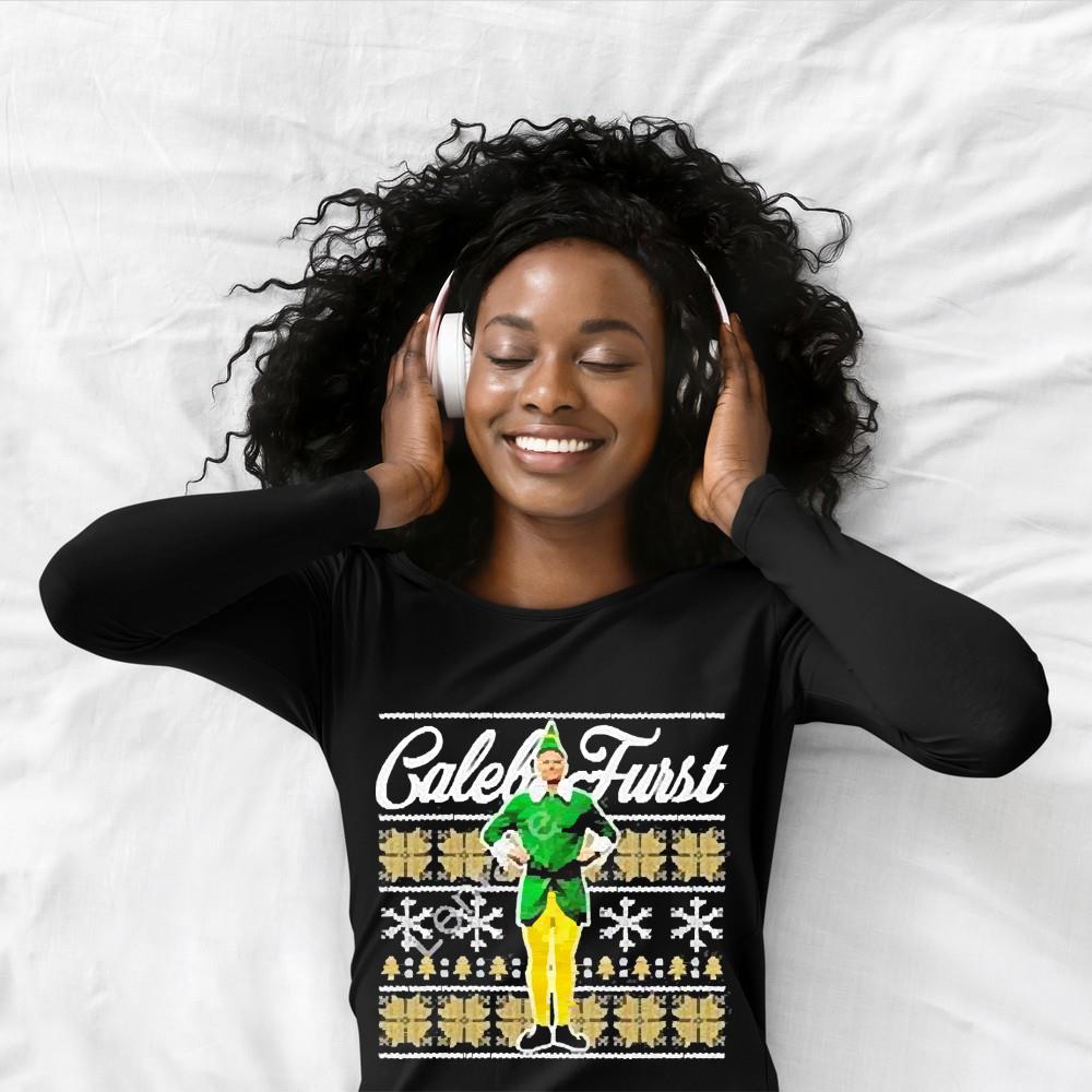 Caleb Furst Elf Crew Ugly Christmas Shirt