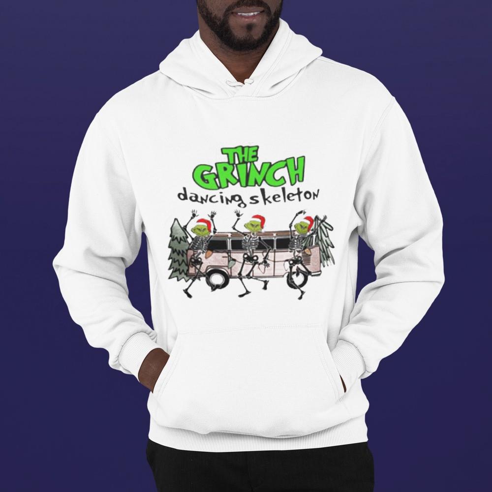 The Grinch Dancing Skeleton Shirt 9