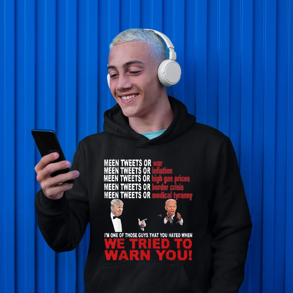 Trump And Joe Biden We Tried To Warn You Shirt