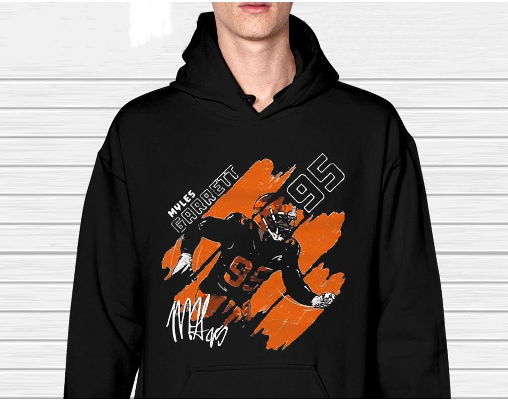 Cleveland Browns 95 Myles Garrett Signature Shirt