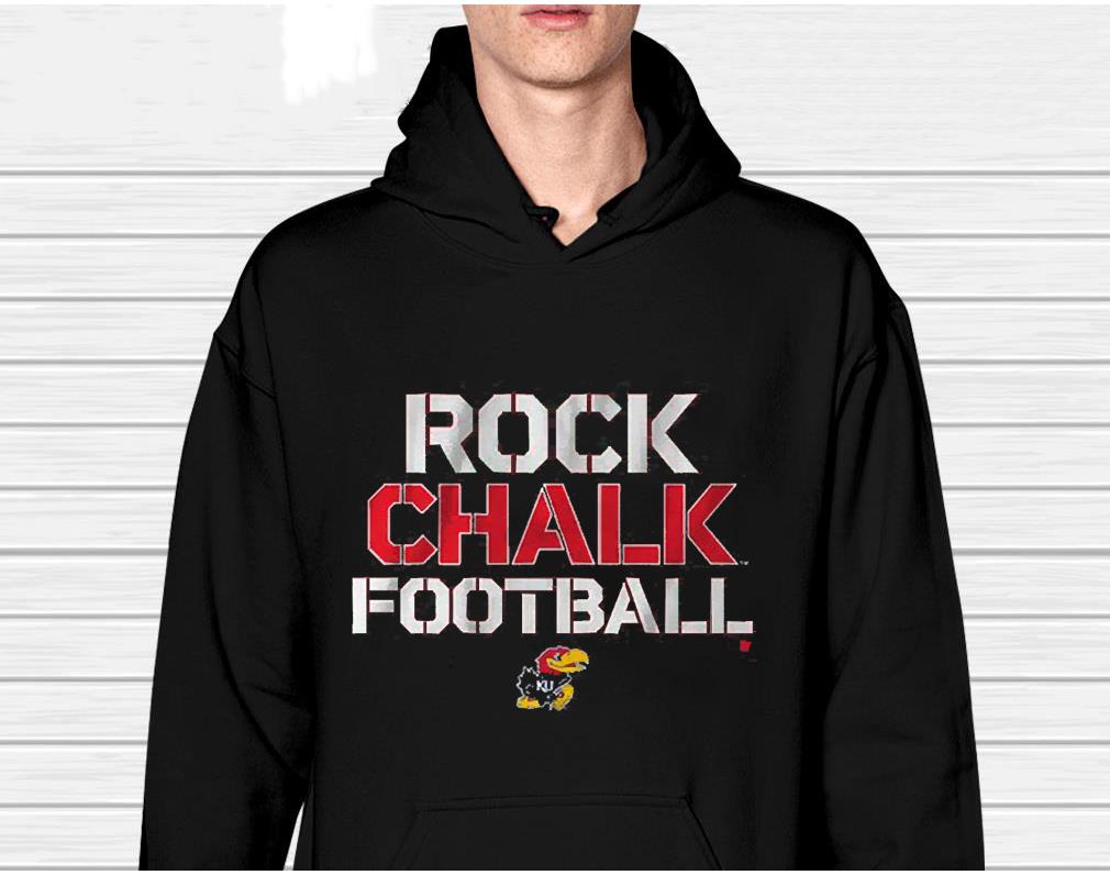 Kansas City Jayhawks Rock Chalk Football Shirt