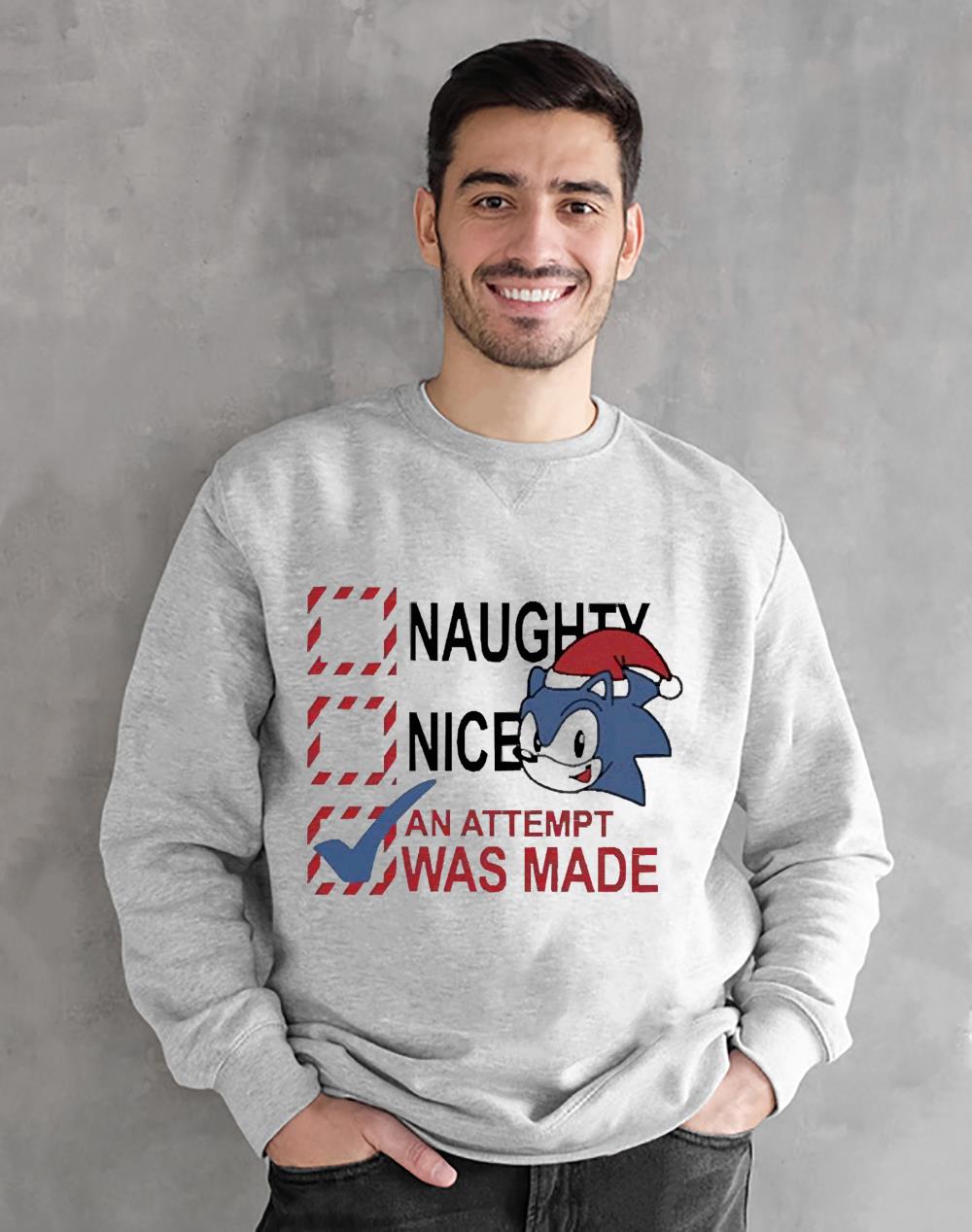Sonic An Attempt Was Mad Shirt