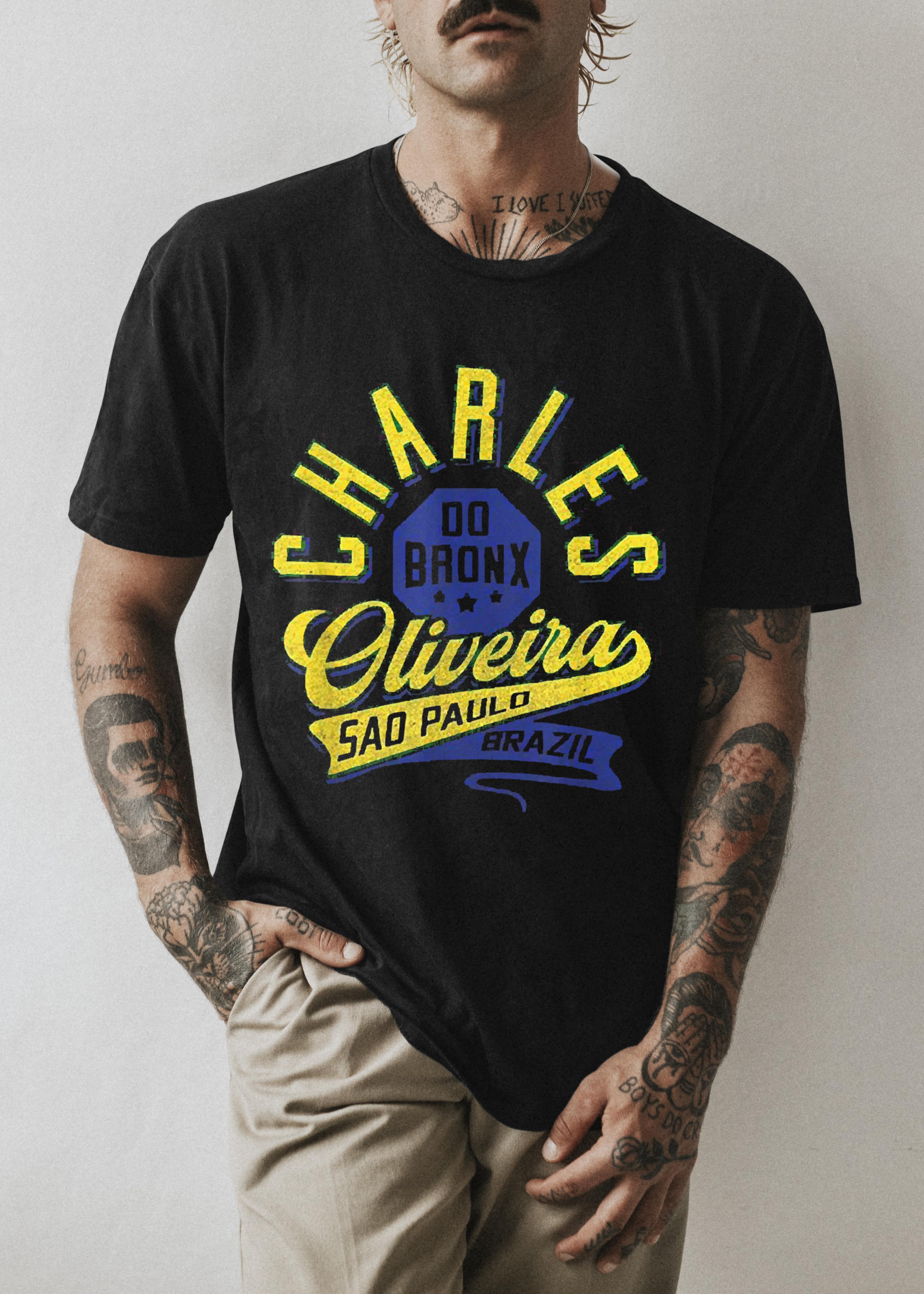 Charles do bronx oliveira sad paulo Brazil shirt