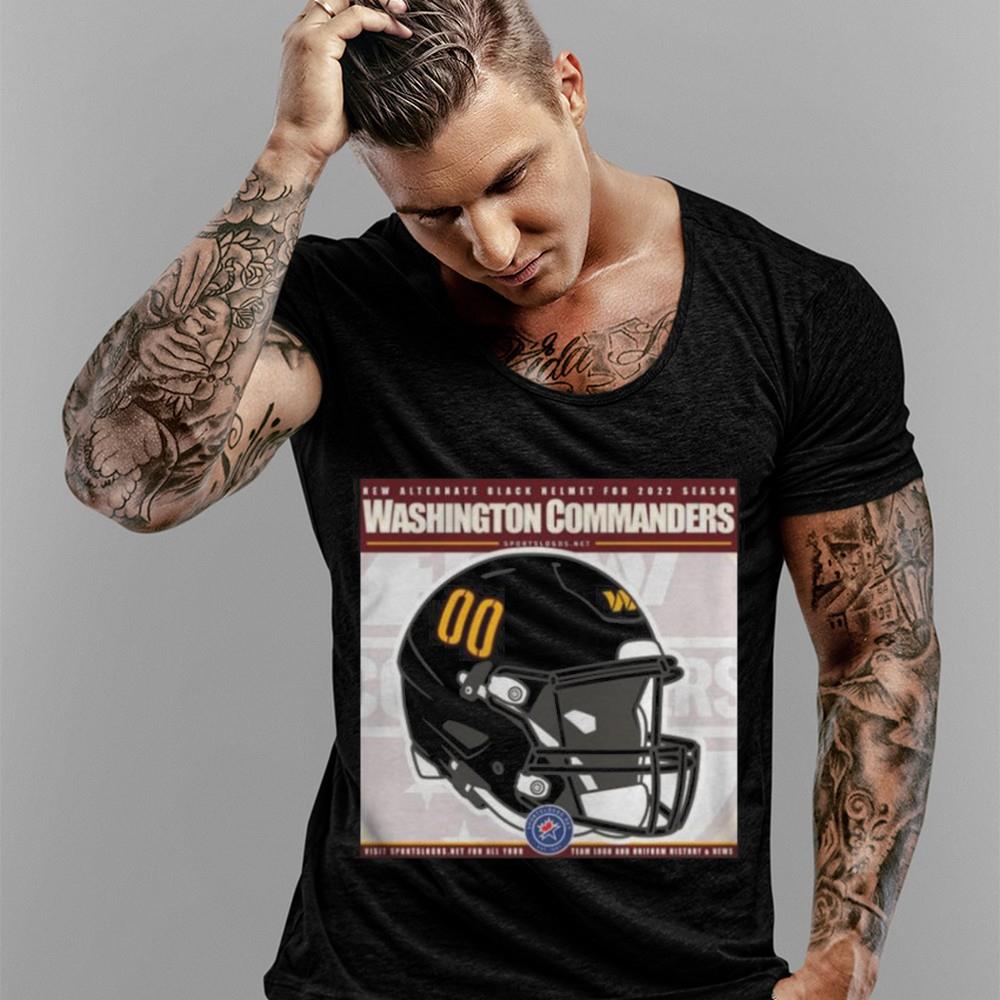 New Alternate Black Helmet For 2022 Season Washington Commanders Shirt 2 New Alternate Black Helmet For 2022 Season Washington Commanders Shirt 3