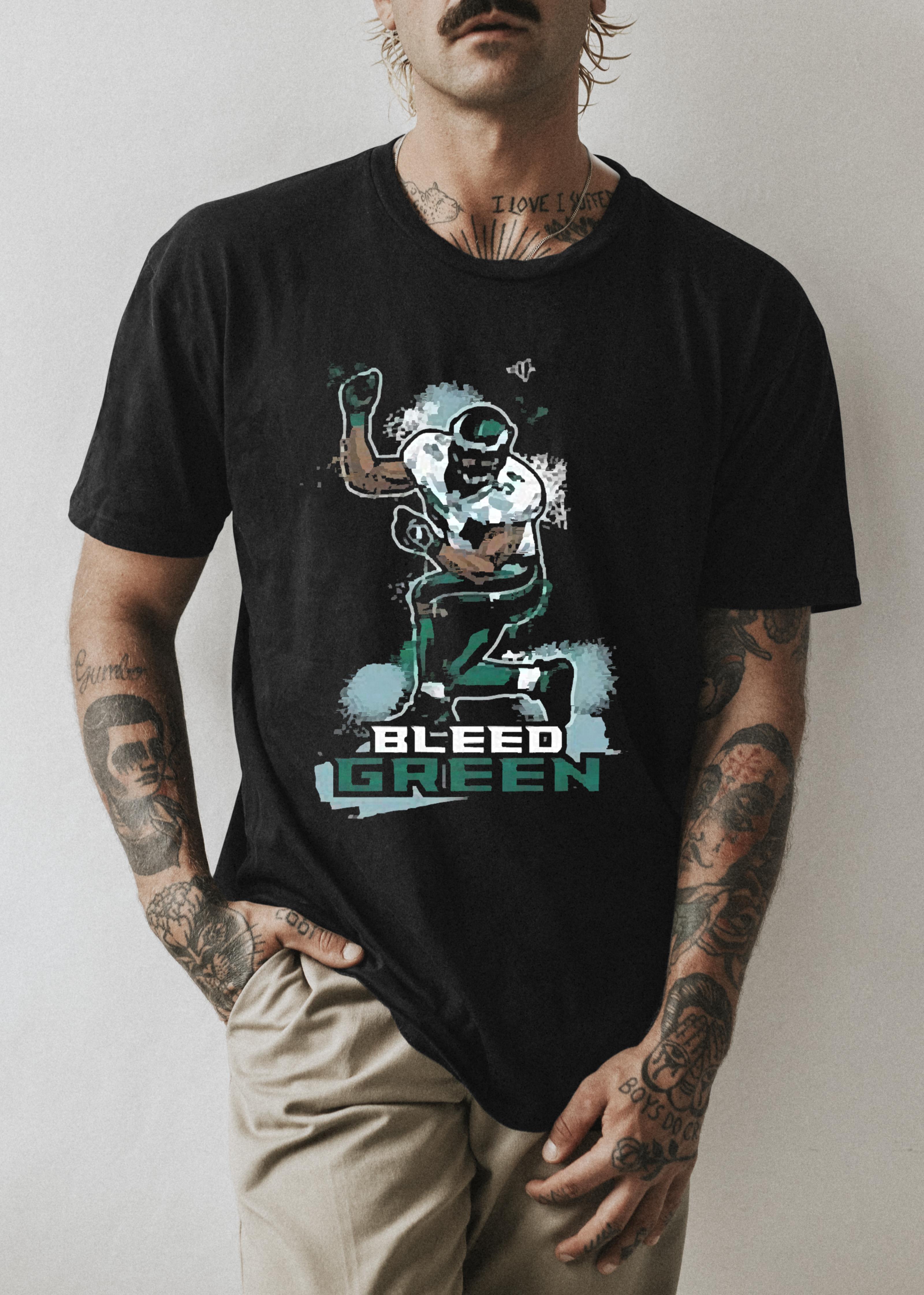Philadelphia Eagles Nick Sirianni Jeremiah Trotter Bleed Green Shirt
