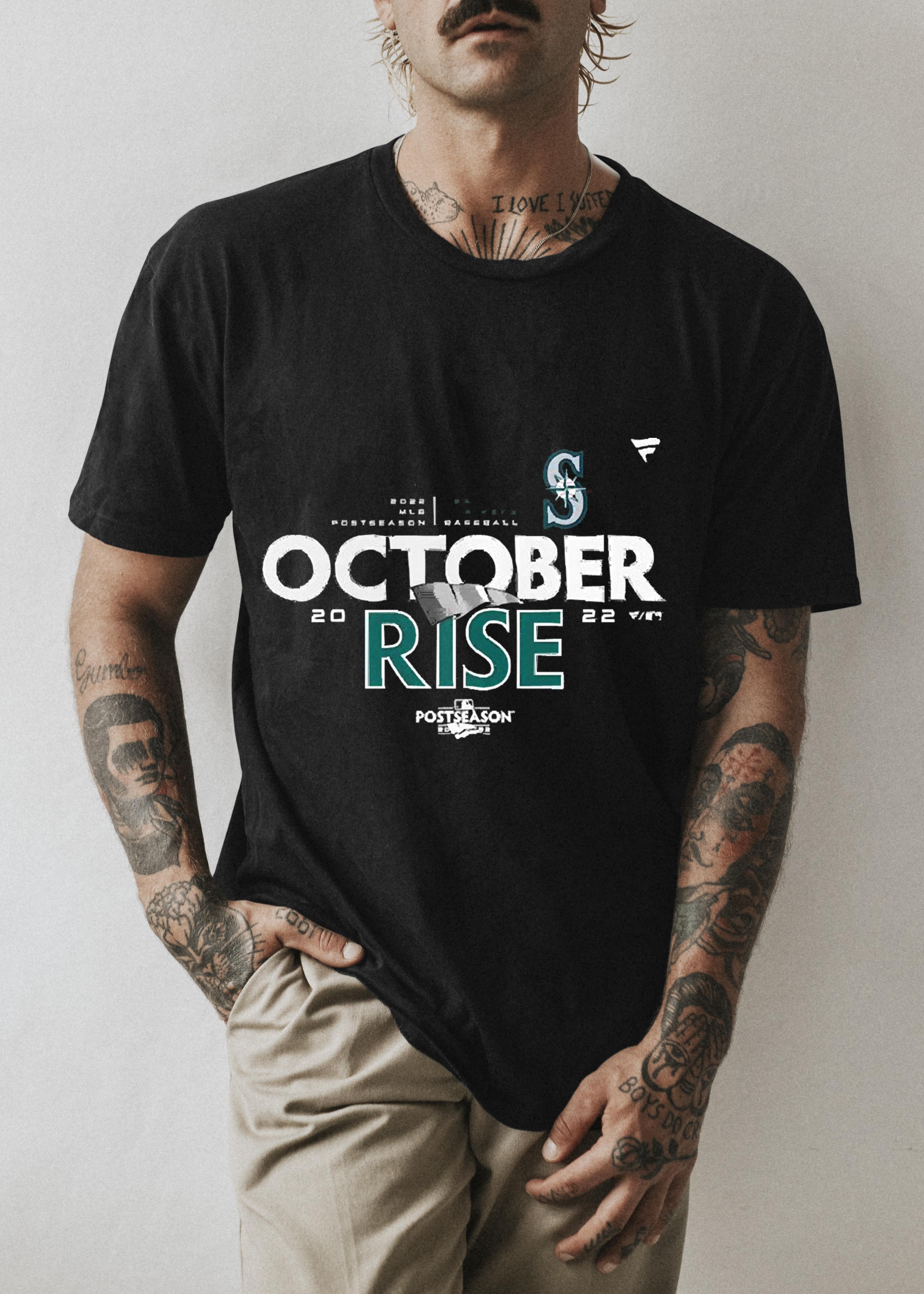 Seattle Marines Baseball October Rise 2022 MLB Postseason Shirt