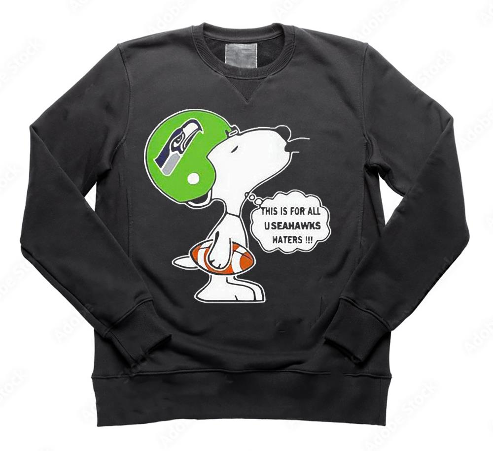 NFL Snoopy Seattle Seahawks This Is For All U Titans Haters Shirt