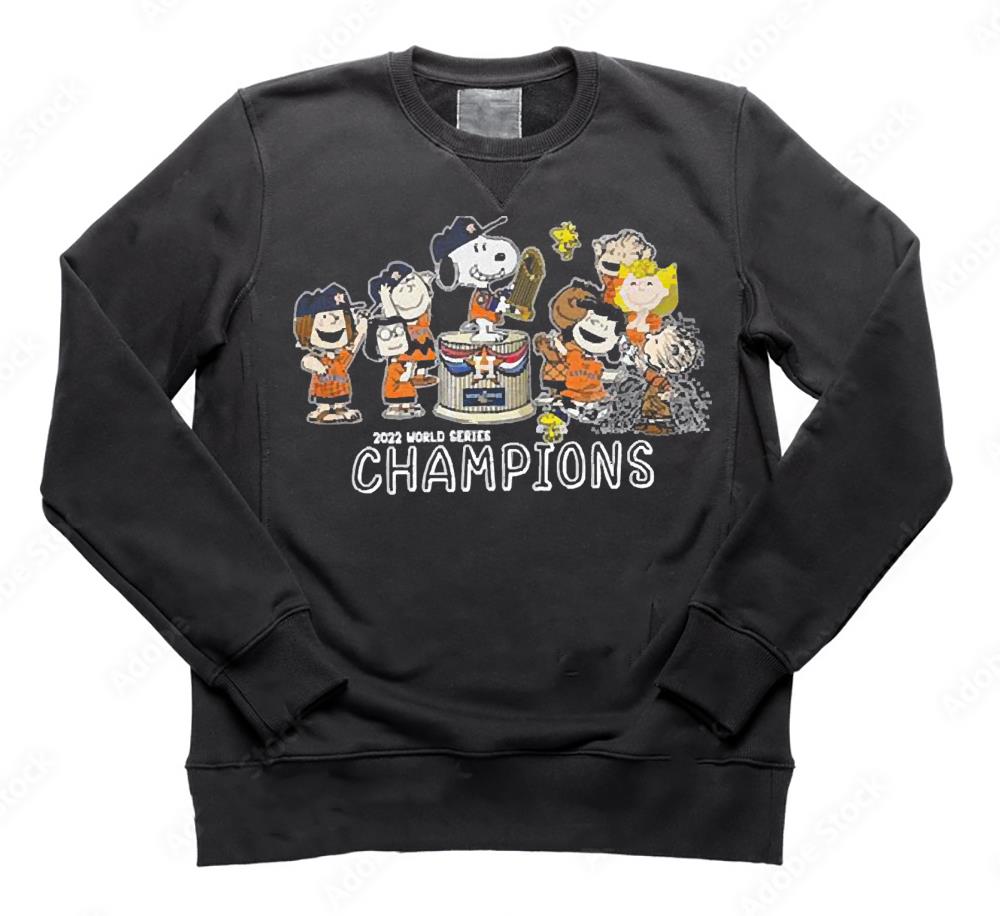 The Peanuts Snoopy And Friend Houston Astros MLB 2022 World Series Champions Shirt