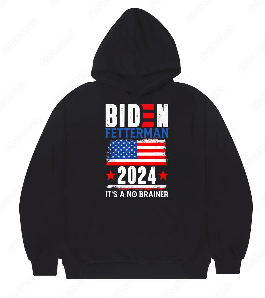 Retro Biden Fetterman 2024 It’s A No Brainer Political Shirt