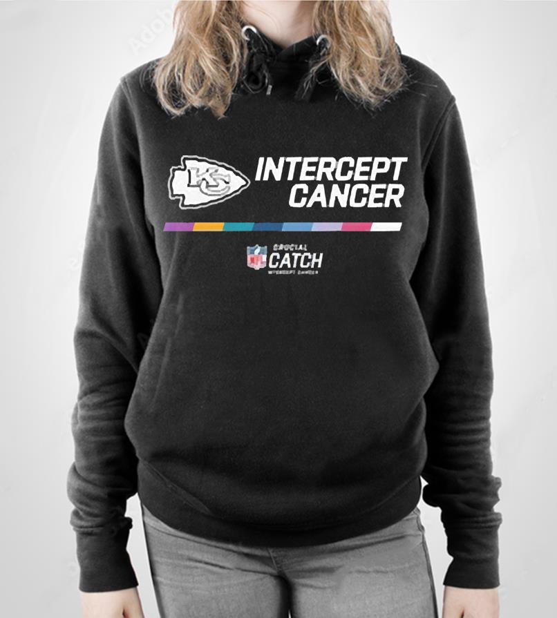 NFL Kansas City Chiefs Intercept Cancer Crucial Catch 2022 Shirt