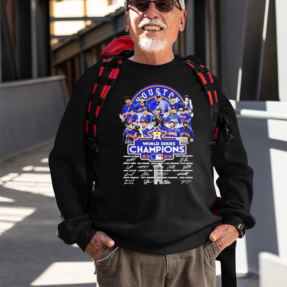 Houston Astros 2022 world series champions baseball signature shirt