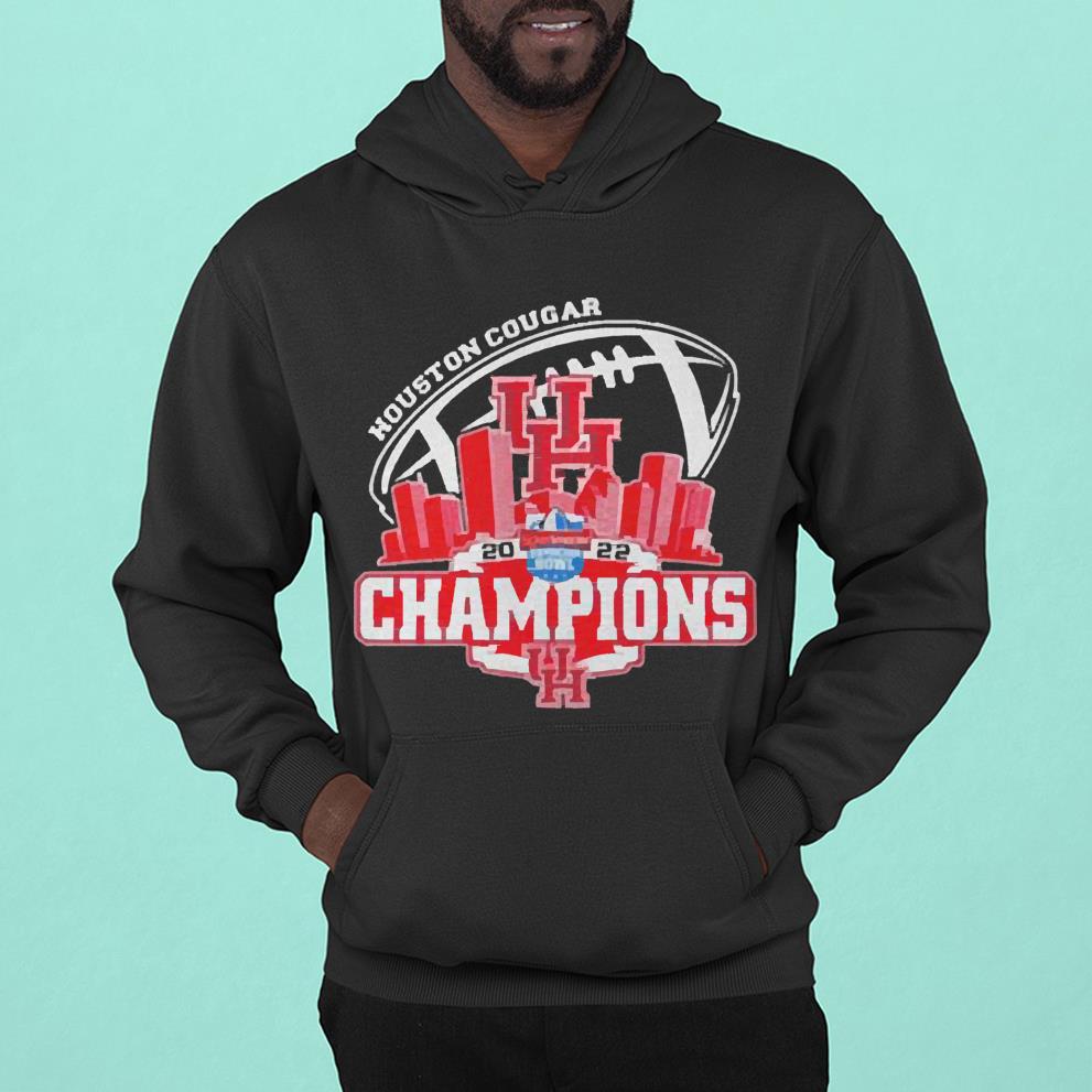 Champions Houston Cougar Logo Birmingham Bowl City 2022 Shirt