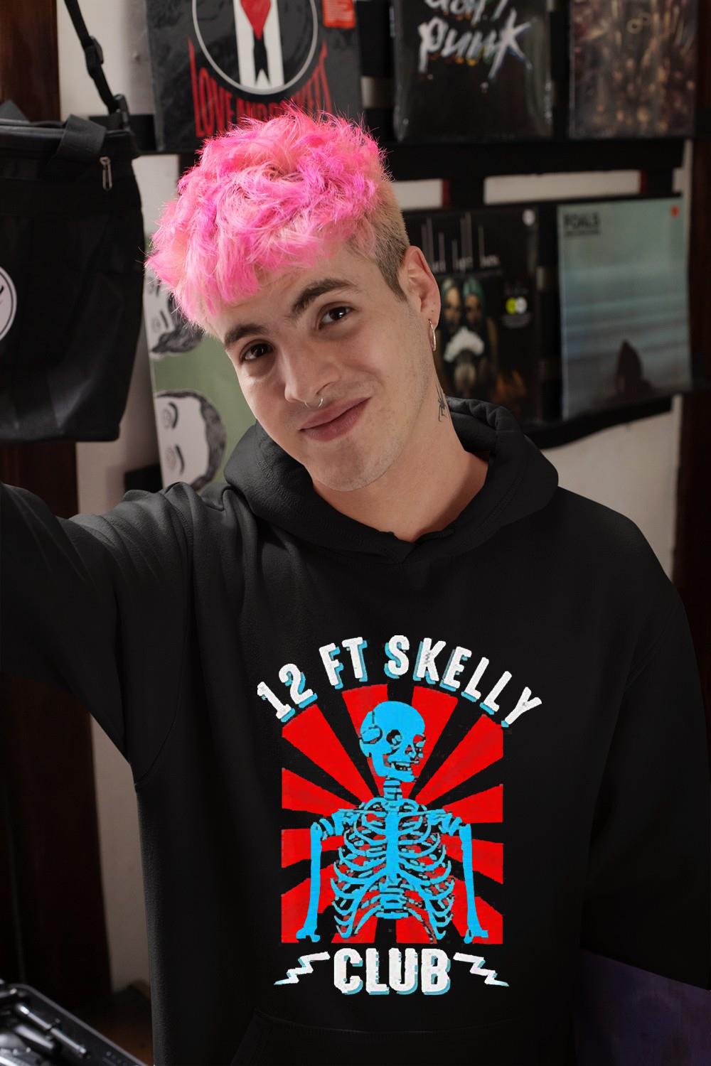 Skeleton appreciation 12ft skelly club shirt