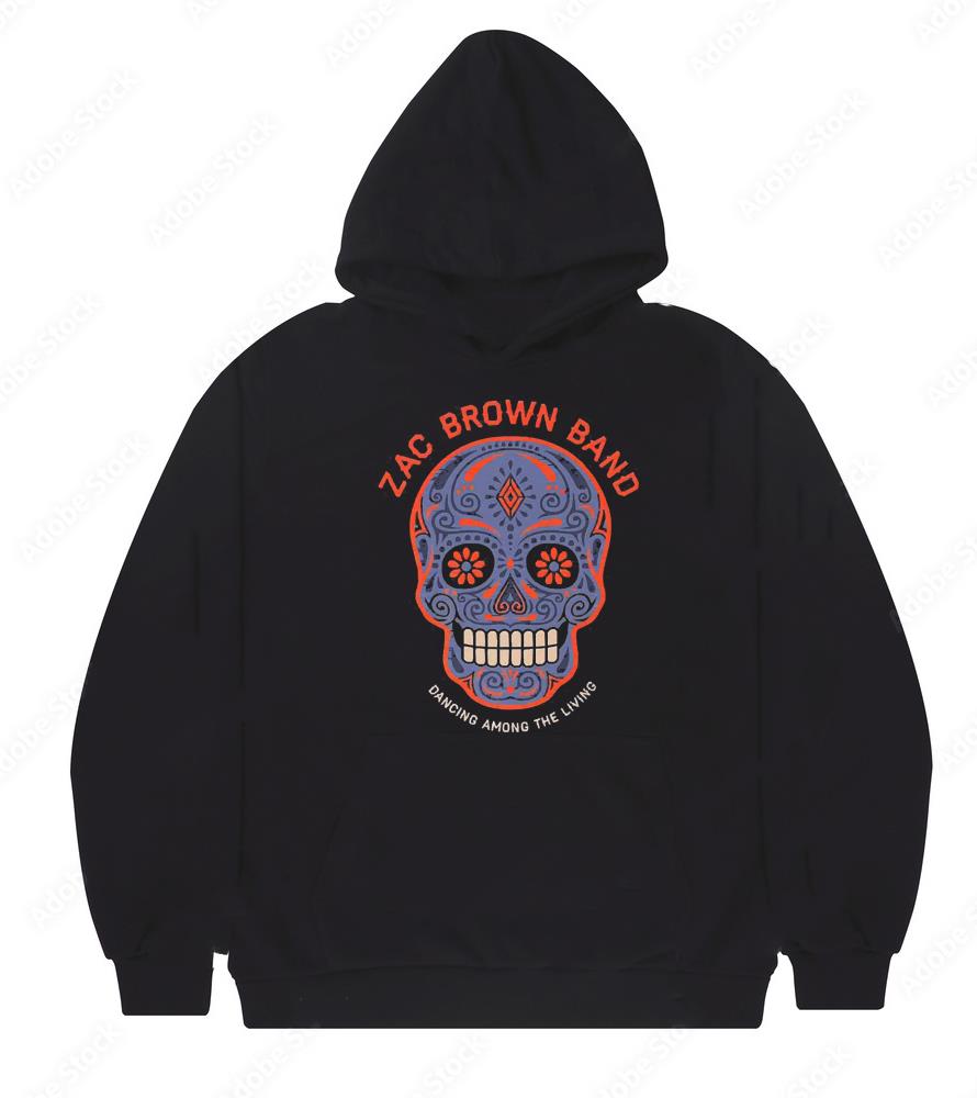 Zac Brown Band Dancing Among The Living Skull Shirt