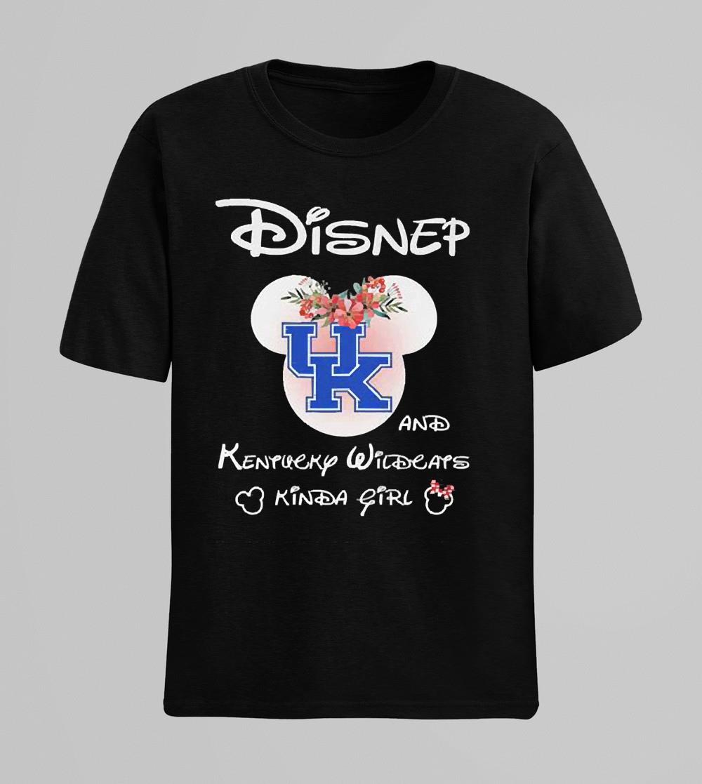 Disney Mickey Mouse And Kentucky Wildcats Kinda Girl shirt