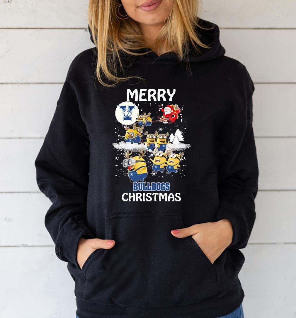 Minion Yale Bulldogs Merry Christmas shirt