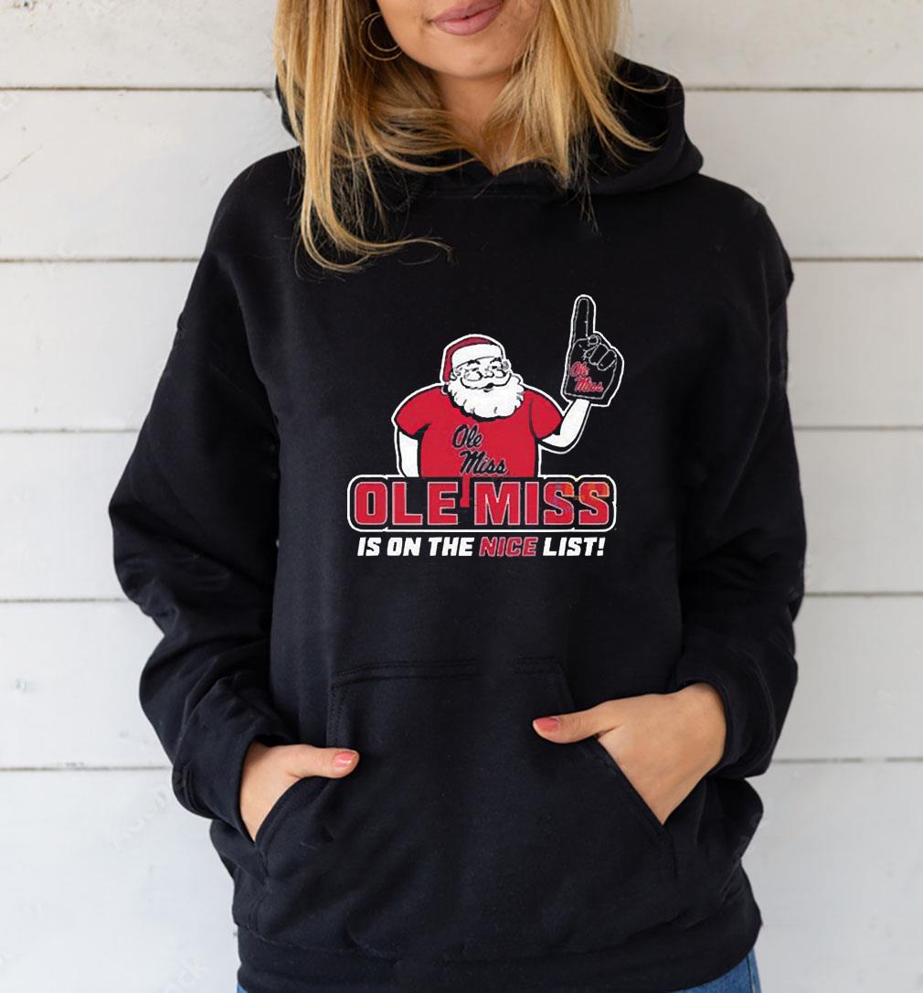 Ole Miss Santa Claus Shirt