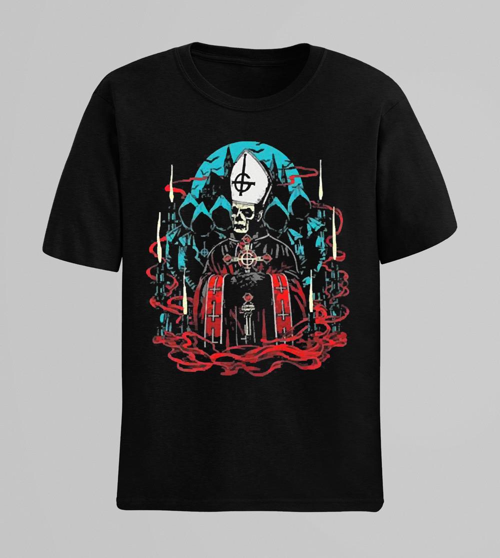The Dark Night In The Church Music Ghost Band Shirt