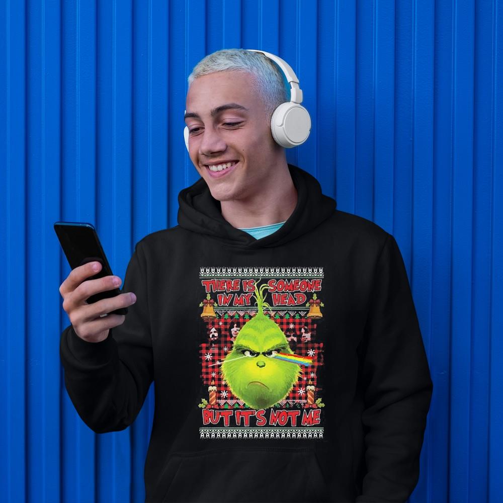 The Grinch Pink Floyd There Is Someone In My Head But It’s Not Me Ugly Christmas Shirt 9