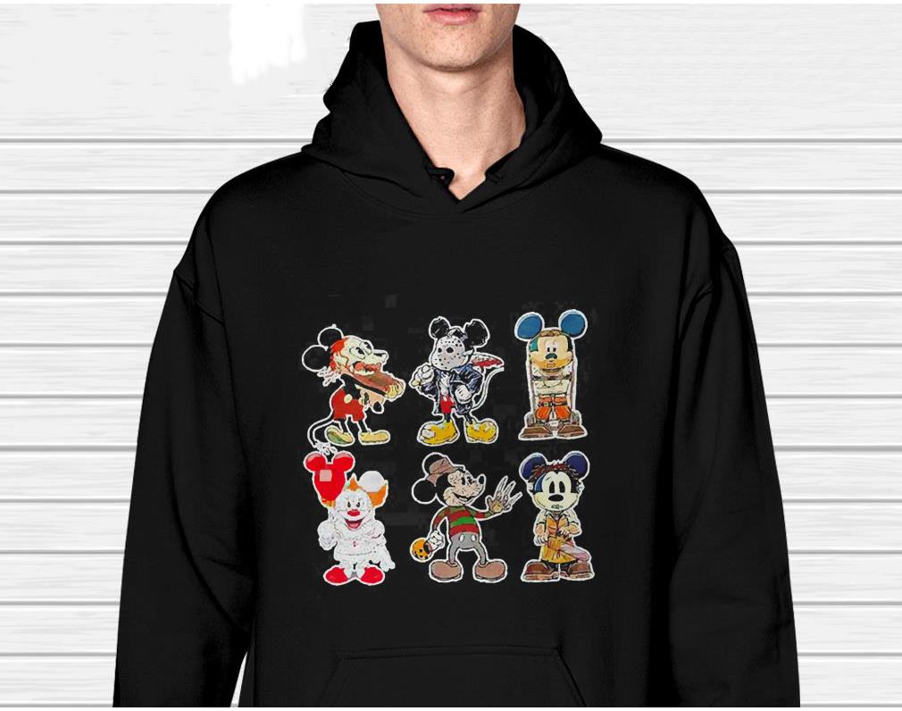 Mickey Halloween Mickey Mouse Style Horror Character Halloween Disney Movie Shirt