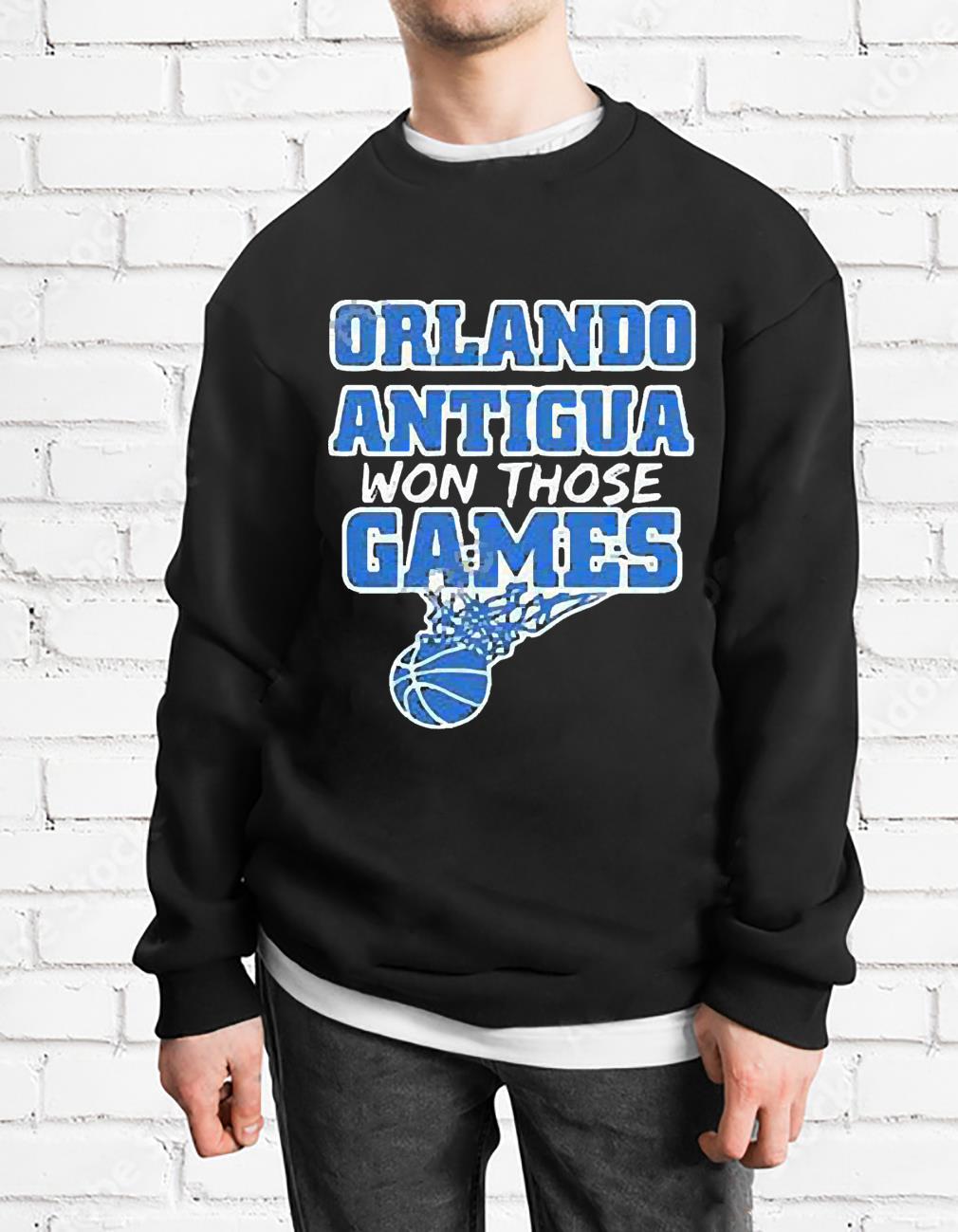 Orlando Antigua Won Those Games Basketball Shirt
