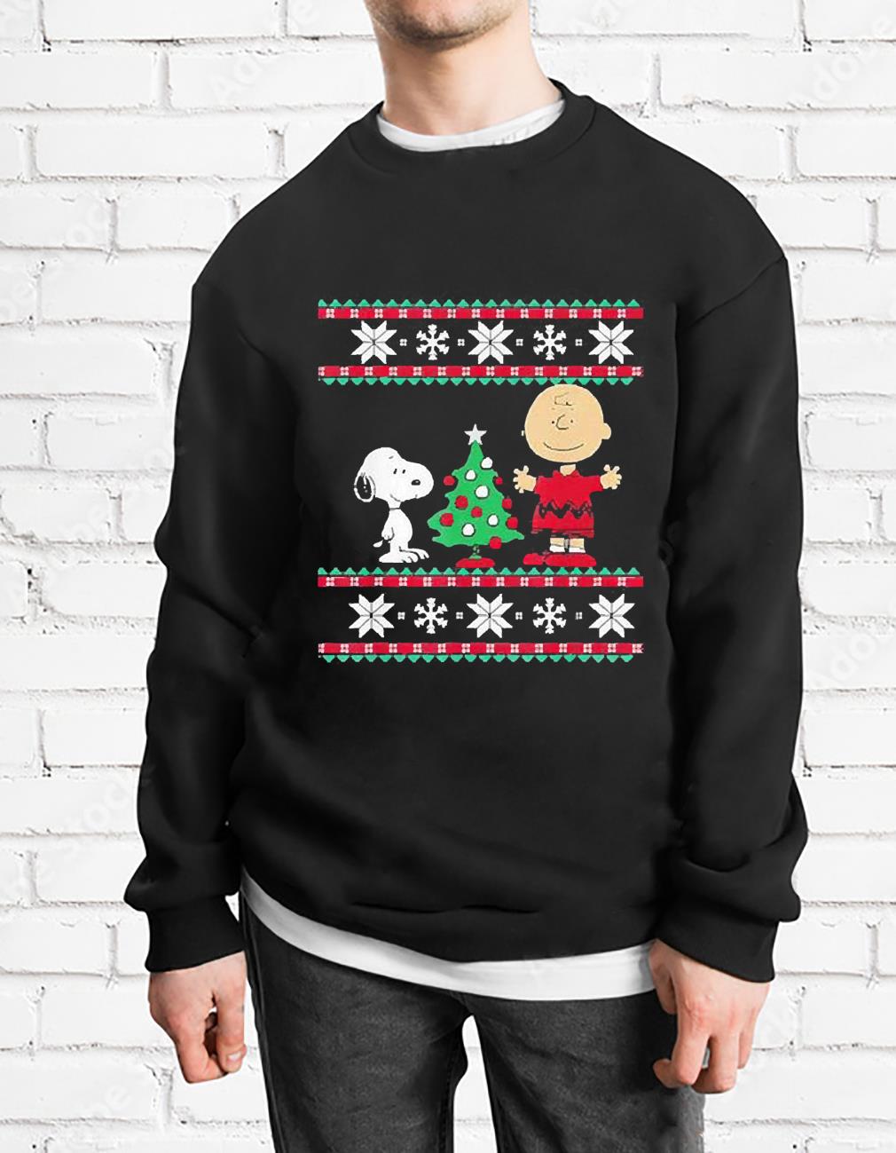 Peanuts Snoopy And Charlie Christmas Tree 2022 Shirt
