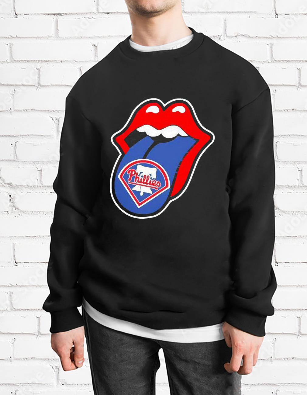 Philadelphia Phillies The Rolling Stones Logo Shirt