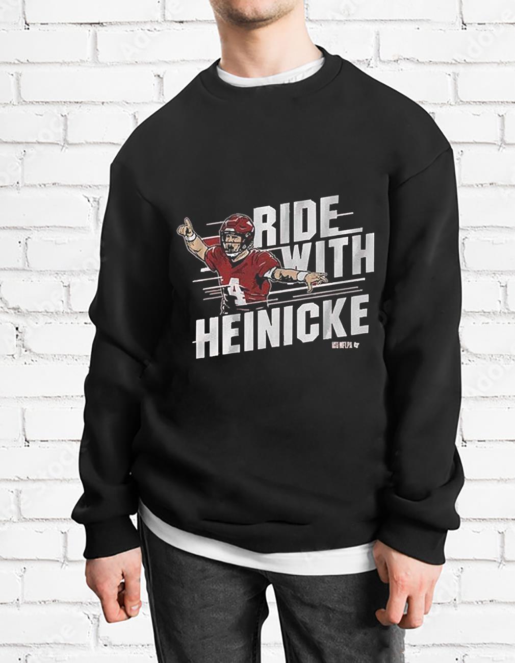 Ride With Taylor Heinicke Washington shirt