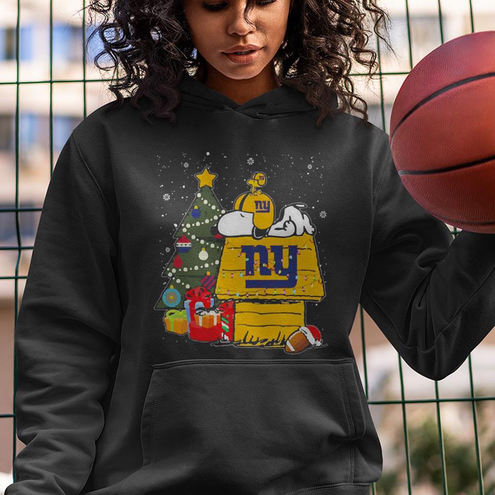 Snoopy And Woodstock New York Giants Merry Christmas shirt