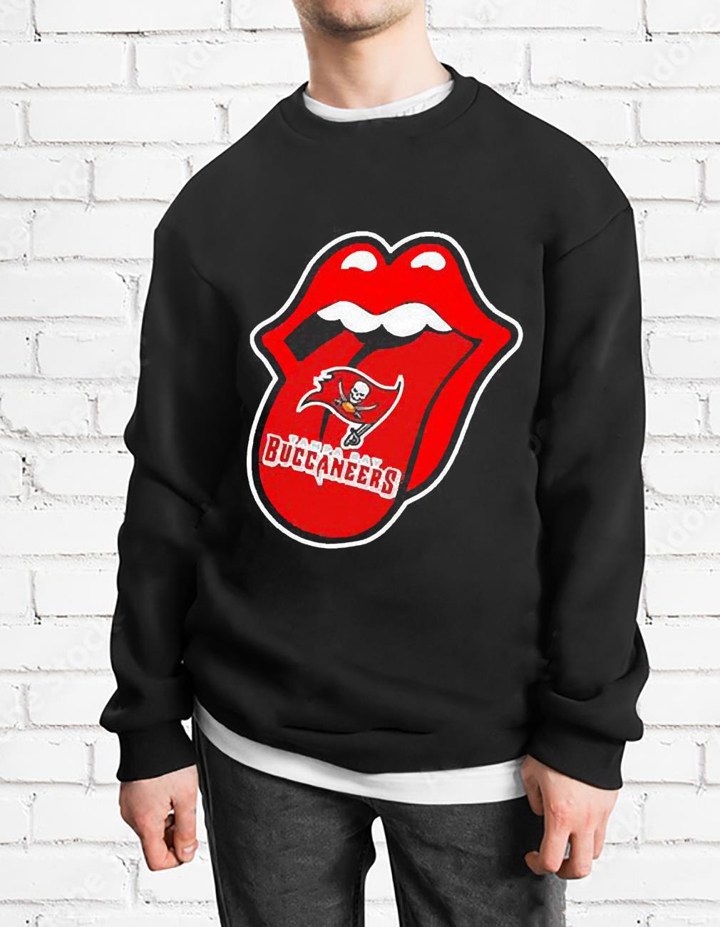 Tampa Bay Buccaneers The Rolling Stones Logo tshirt