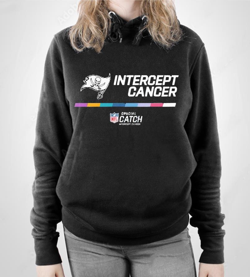 Tampa Bay Buccaneers NFL Crucial Catch Intercept Cancer 2022 Shirt