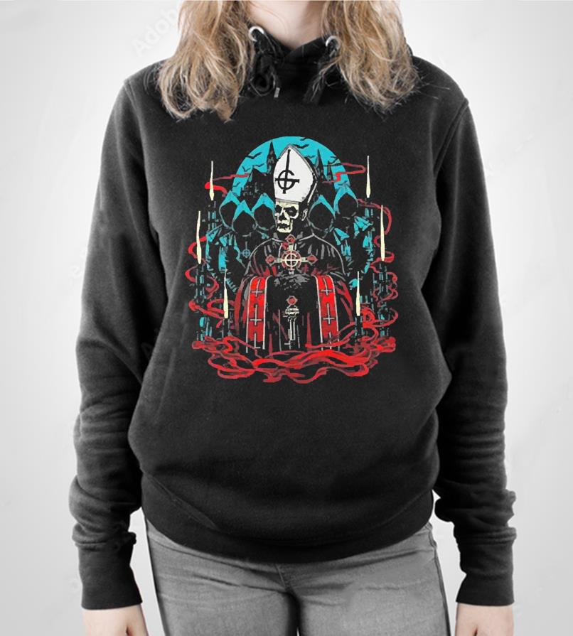 h1911 the dark night in the church music ghost band shirt hoodie - The Dark Night In The Church Music Ghost Band Shirt