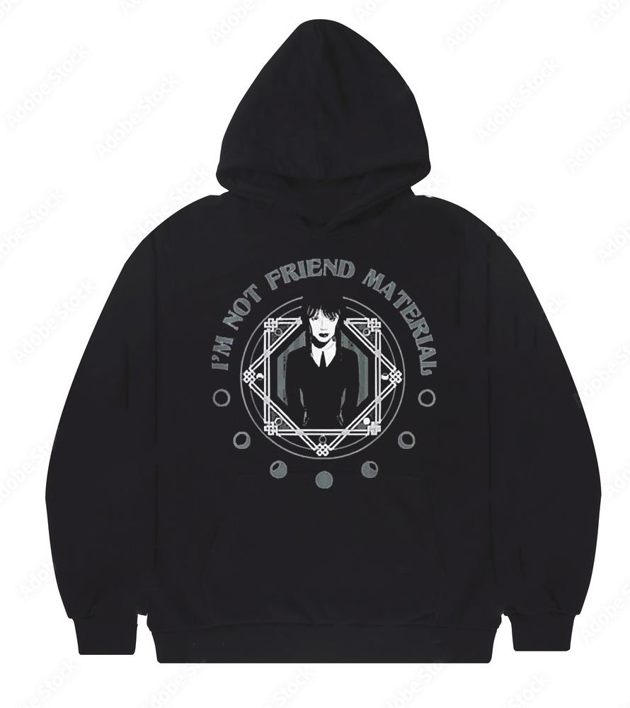 Wednesday I’m Not Friend Material Shirt 8